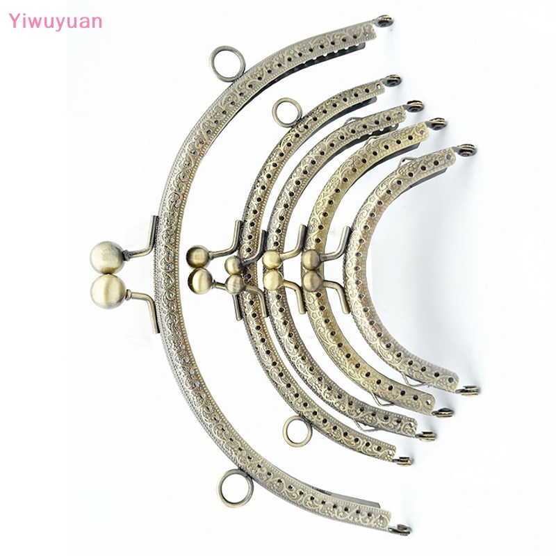 Khung Khóa Túi Xách Bằng Kim Loại 8.5 / 10.5 / 12.5 / 15 / 20.5cm DIY Mới