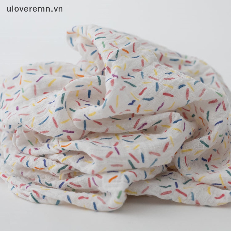 Chăn Quấn Bé Sơ Sinh Bằng Cotton Phong Cách Muslin
