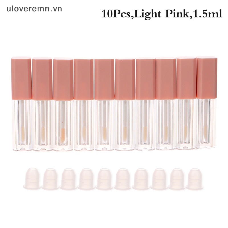 Set 10 Lọ Rỗng Trong Suốt Đựng Son Dưỡng Môi 0.8 / 1 / 1.5ML