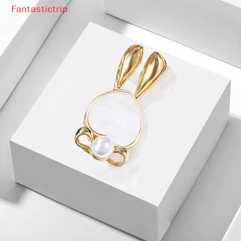 Ghim Cài Áo Hình Đầu Thỏ Độc Đáo Thời Trang Cho Nữ