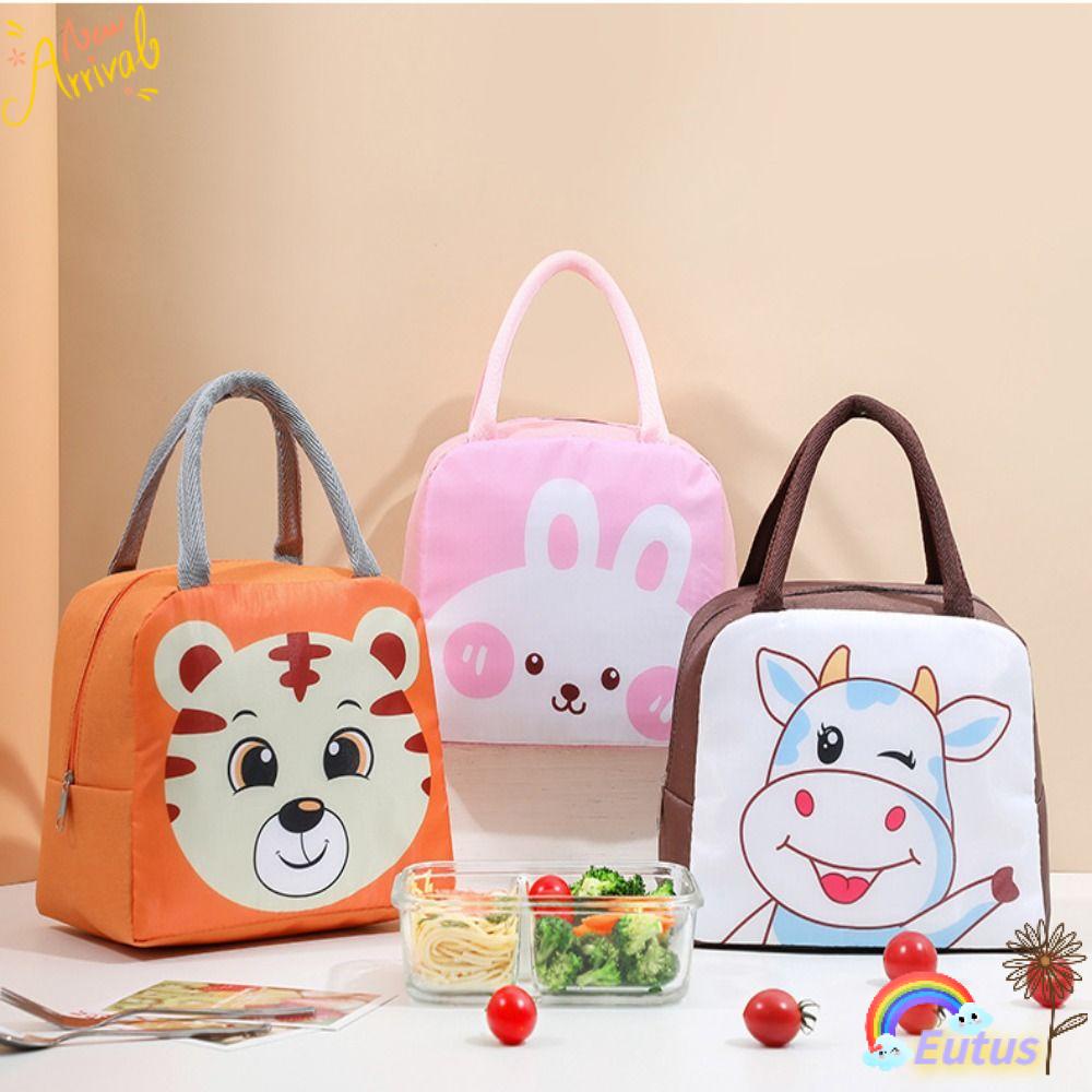 Túi Giữ Nhiệt Đựng Cơm Trưa Thiết Kế Dễ Thương Có Thể Tái Sử Dụng Tiện Lợi