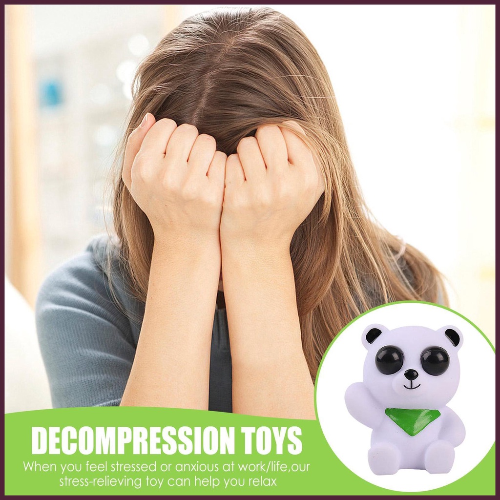 Đồ Chơi Xốp Squishy Giảm Stress Hình Gấu Trúc Dễ Thương Cho Bé