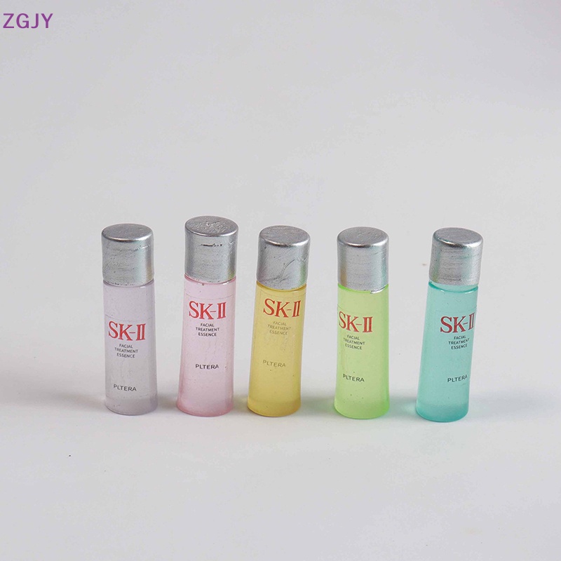 Bộ 5 Bình Đựng Chăm Sóc Da Mini Bằng Nhựa Resin Phát Quang Độc Đáo Dùng Trang Trí Tủ Lạnh DIY Mới