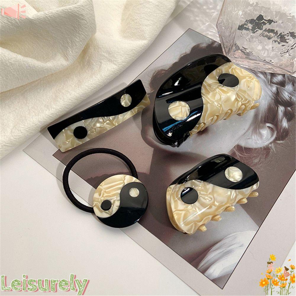 Kẹp Tóc Họa Tiết Hình Học Ngọt Ngào