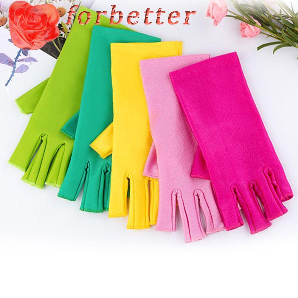 1 Cặp Găng Tay Đèn LED UV Mềm Mại Chống Bức Xạ Chuyên Nghiệp