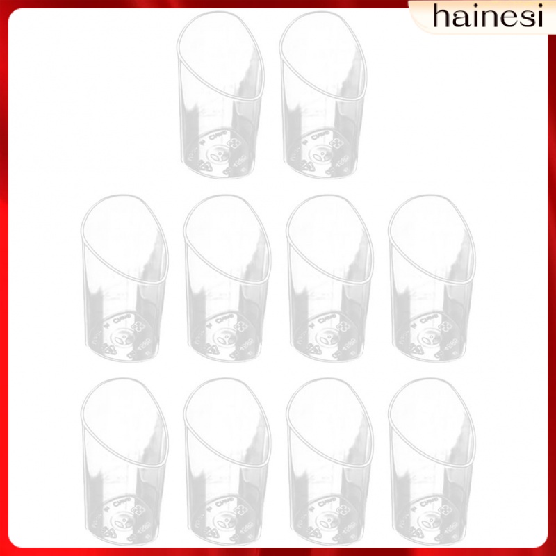 Set 20 Cốc Nhựa Trong Suốt Có Nắp Đậy Đựng Bánh Mousse