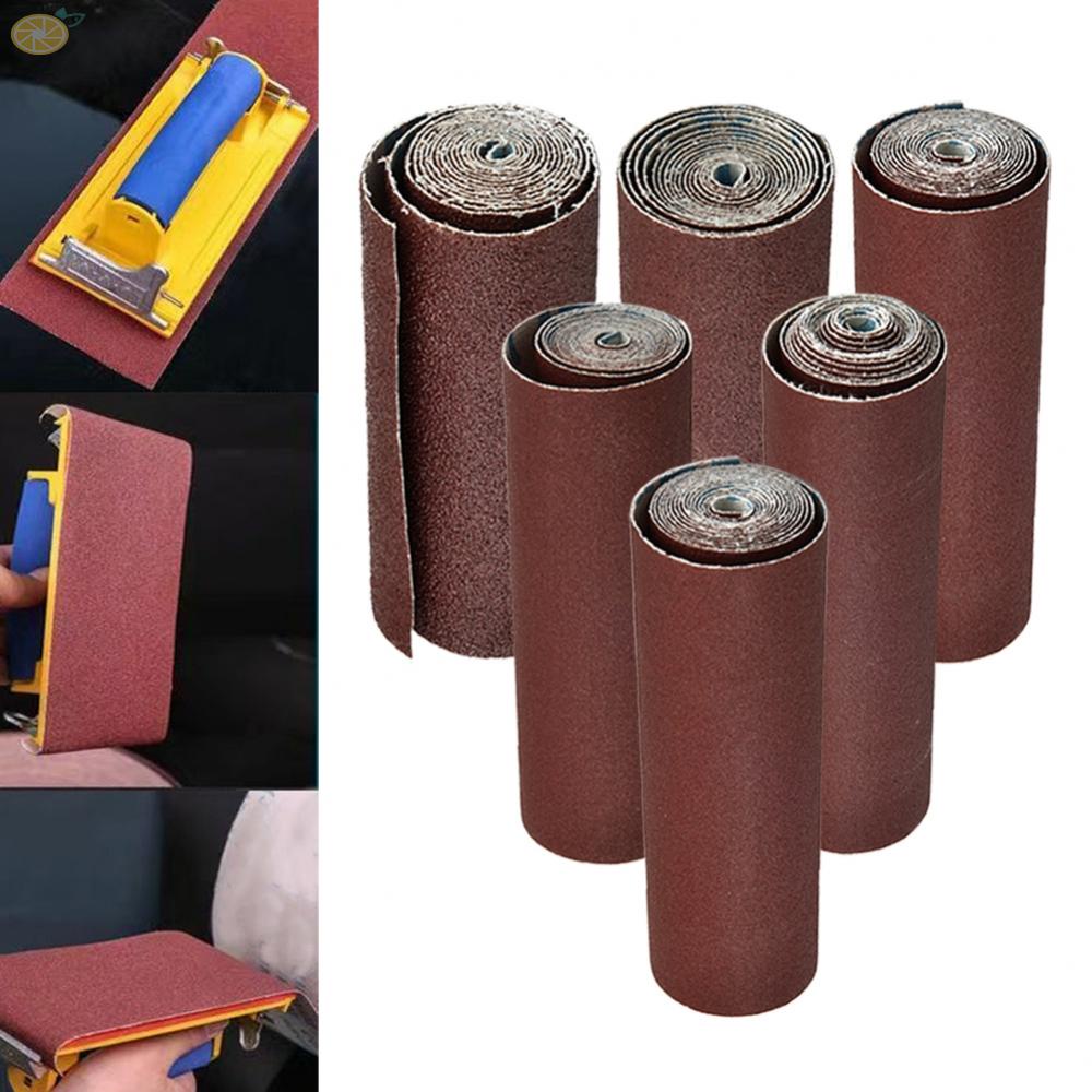 【VARSTR】Sandpaper Roll 80/120/180/240/320/600 Grits Polishing Tools Emery Cloth Roll