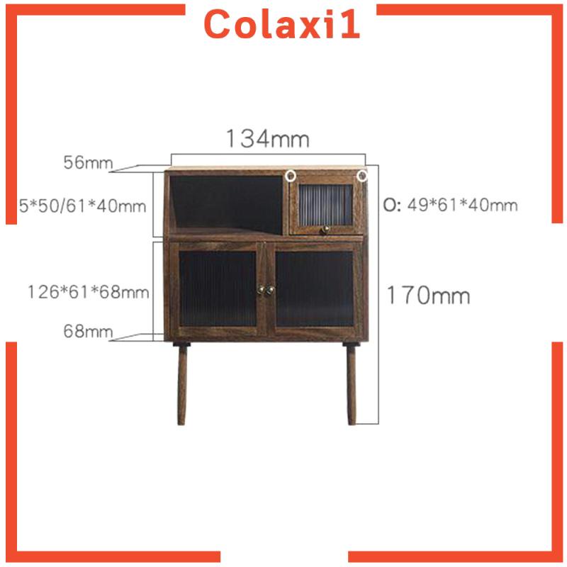 Mô Hình Tủ Chén 1 / 6 1 / 12 Độc Đáo Trang Trí Nhà Búp Bê