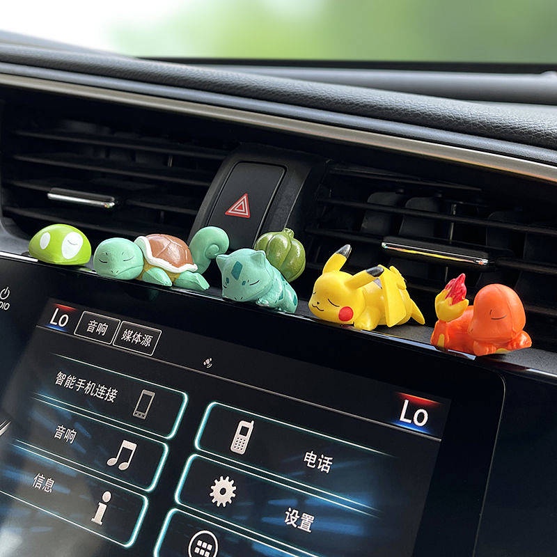 Cute Car Display Screen Lying Decoration Vehicle Center Console Cartoon Car Accessories Car Creativity Doll Fashion 8IMp