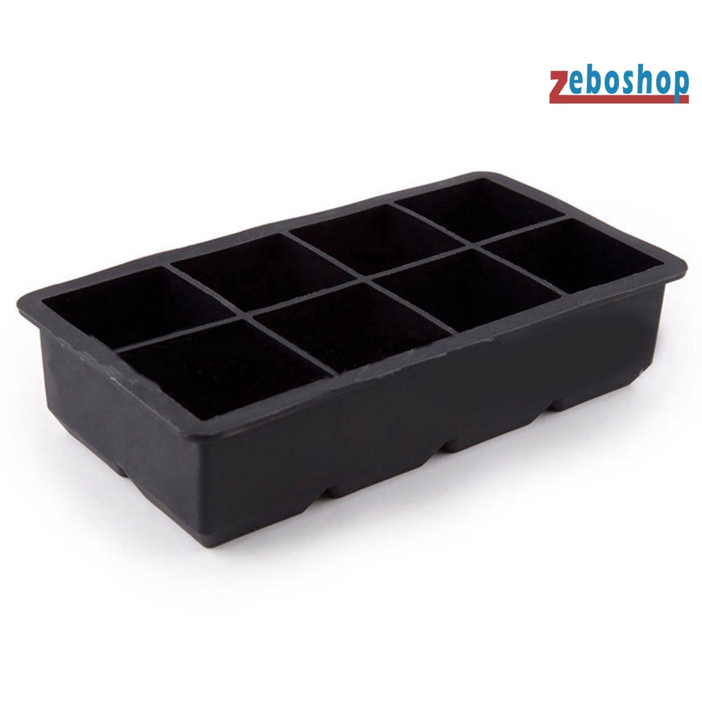 Khay Làm Đá 8 Ngăn Bằng Silicone Thân Thiện Với Môi Trường