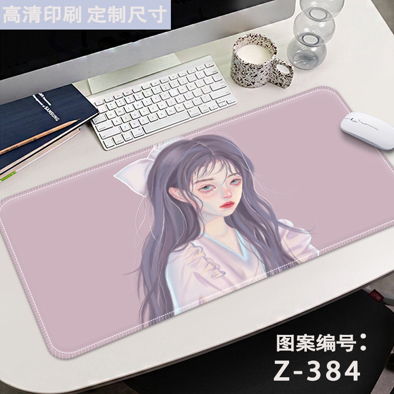 Dễ Thương Tấm Lót Chuột Máy Tính Chống Trượt Màu Hồng Xinh Xắn