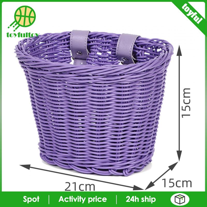 Giỏ Đựng Đồ Gắn Tay Lái Xe Đạp Dễ Lắp Đặt Cho Bé