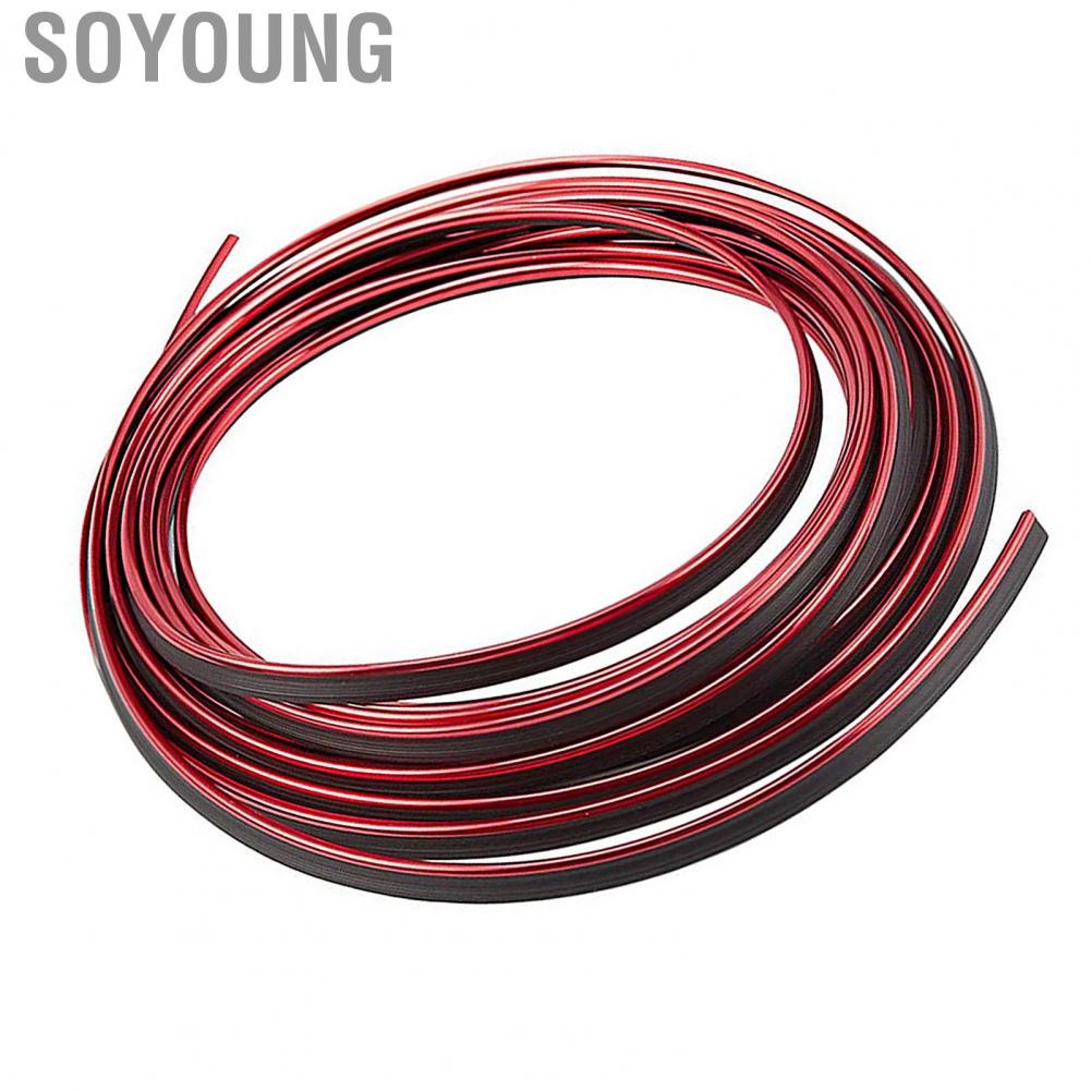 Soyoung Automobile Interior Trim Strip  Electroplating Elastic Car Dashboard Line for Vehicle