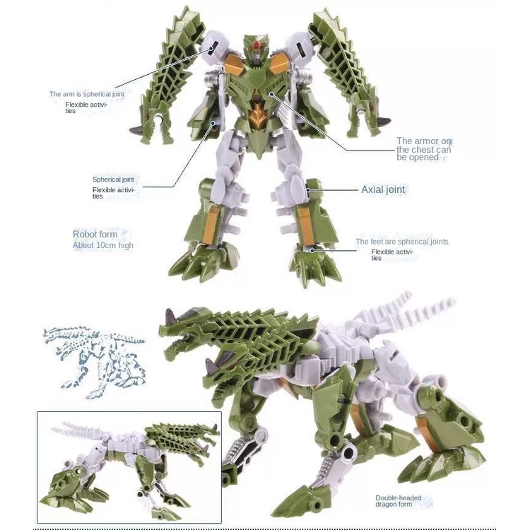 Đồ Chơi Robot Biến Hình Năm Trong Một Cho Bé