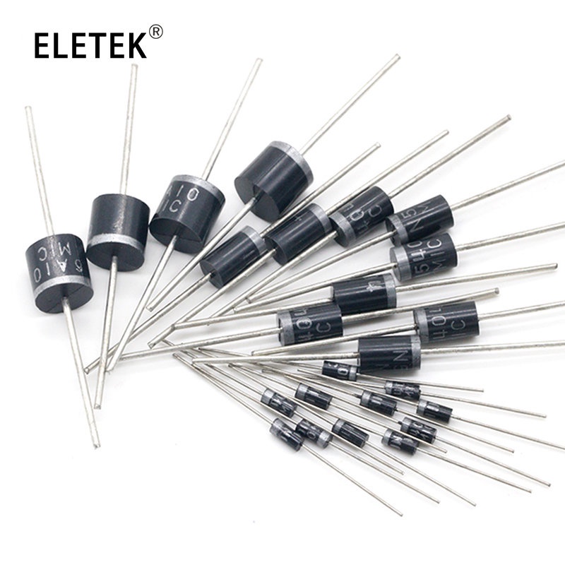 Set 50 Điốt 6A10 10A10 20A10 1N4001 1N4004 1N4007 1N5404 1N5408 1N5818 1N5819 Chuyên Dụng