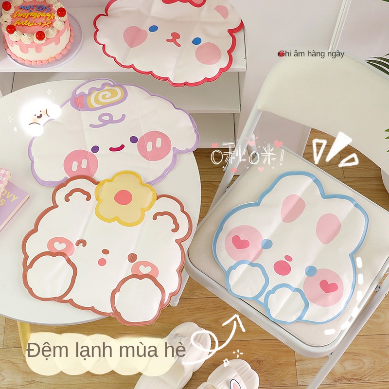Đệm Lót Ghế Ngồi Làm Mát Họa Tiết Hoạt Hình Dễ Thương HZMTY0523