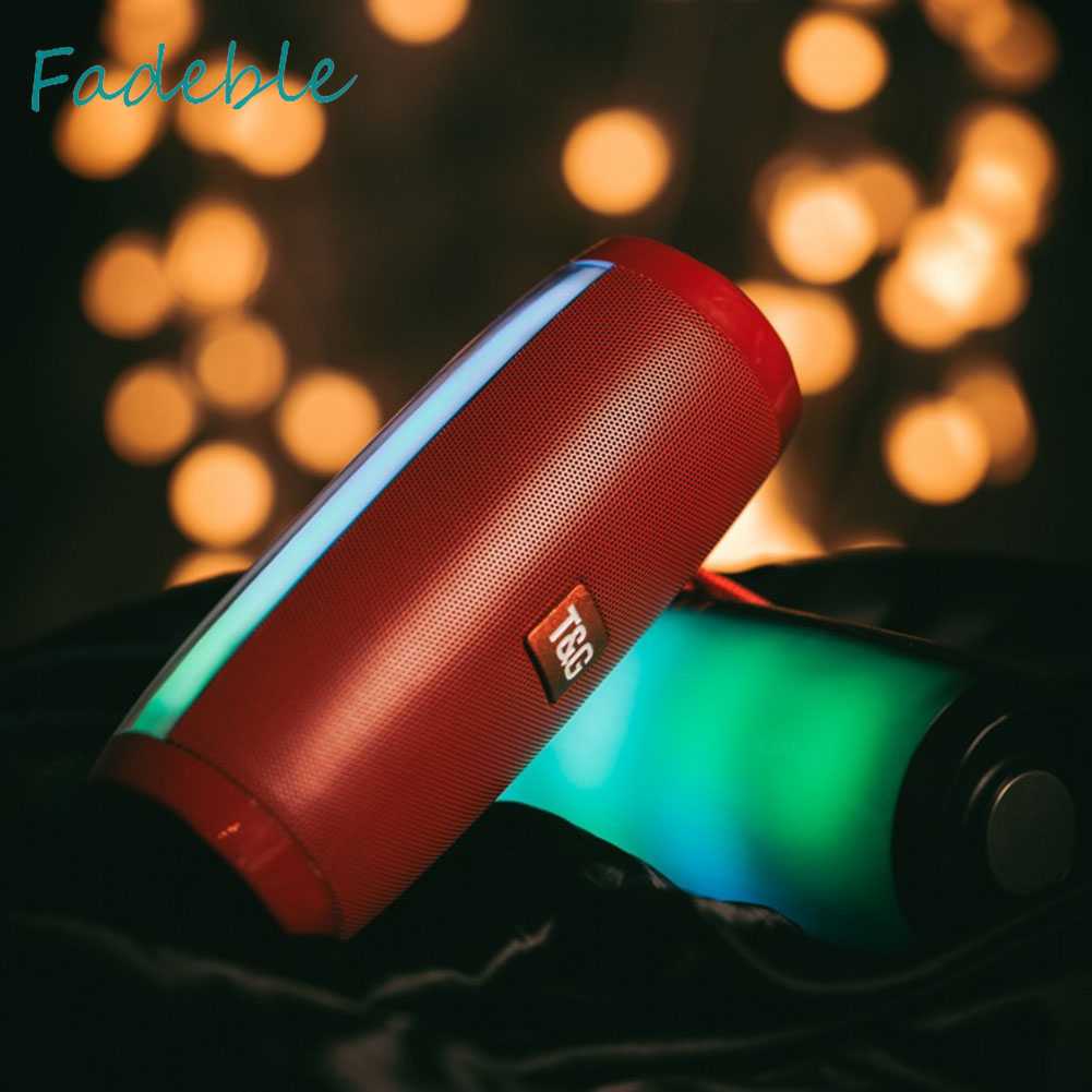 Loa Bluetooth Chống Nước Có Đèn LED Hỗ Trợ Thẻ Nhớ TF