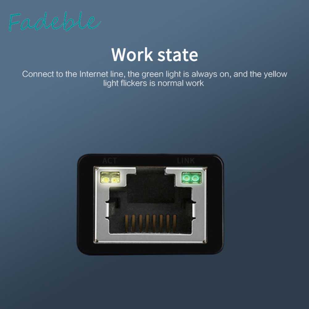 Usb 3.0 Chuyển Đổi Thẻ Mạng Lan RJ45 1000Mbps Cho Windows 7 8