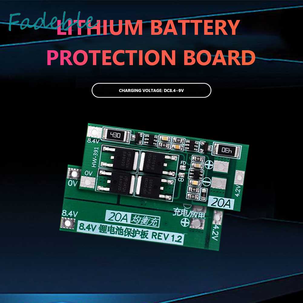 Bảng MạCh SạC Pin Lithium HW-391 2S 20A 18650 BMS