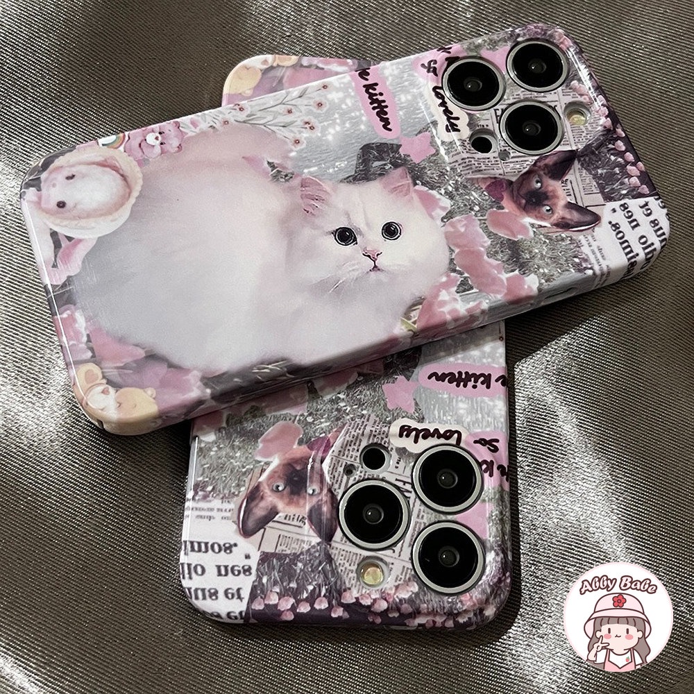 Ốp Điện Thoại TPU Cứng Chống Bụi Bẩn In Hình Mèo Ba Tư Cho IPhone 14 Pro Max 11 12 11 Pro Max XS