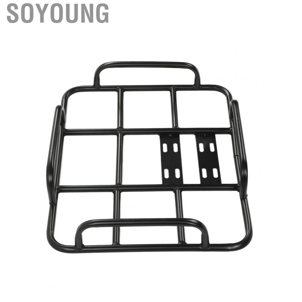 Soyoung Delivery Box Rack Rear Grille 80kg Loading Seamless Steel Tube Universal for Motorcycle Electric Bicycle