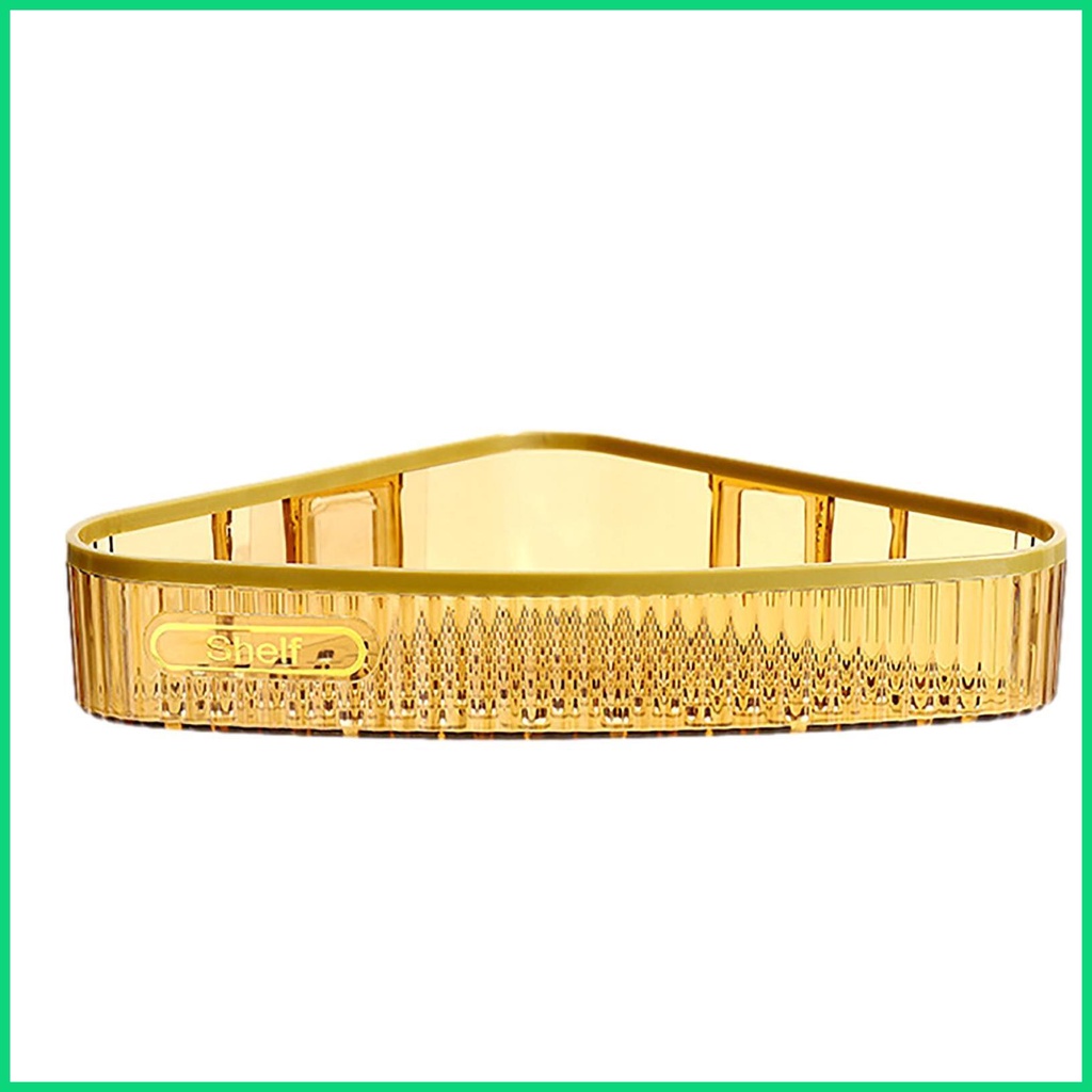 Kệ Đựng Đồ Dùng Gắn Góc Tường Nhà Tắm Tự Dính Tiện Dụng