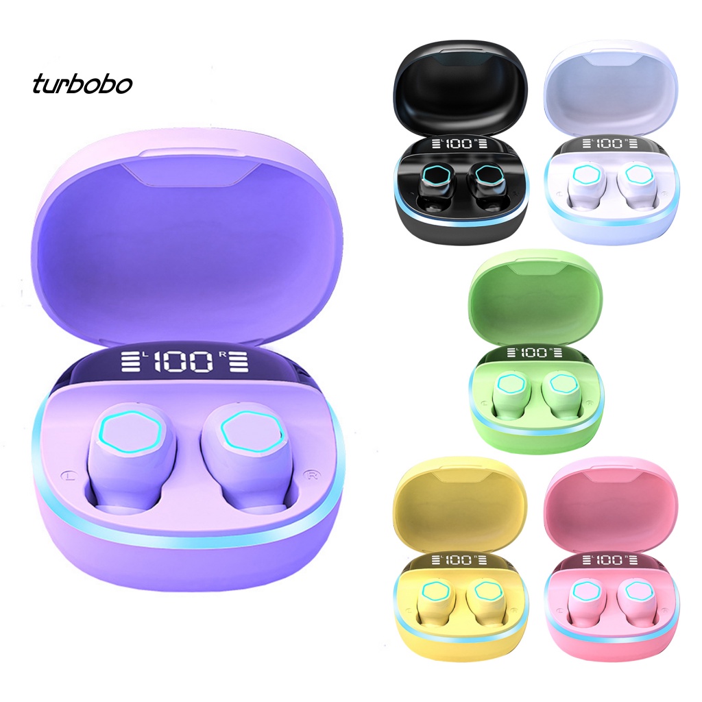 Tai Nghe Thể Thao Nhét Tai Bluetooth Không Dây Giảm Tiếng Ồn Có Màn Hình Hiển Thị Kỹ Thuật Số