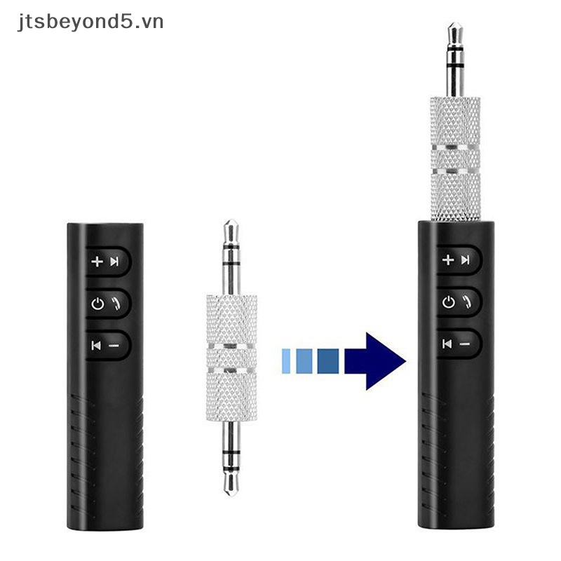 # JY # không dây Bluetooth 5.0 Receiver Adapter 3.5mm jack cho âm nhạc xe hơi âm thanh AUX ..