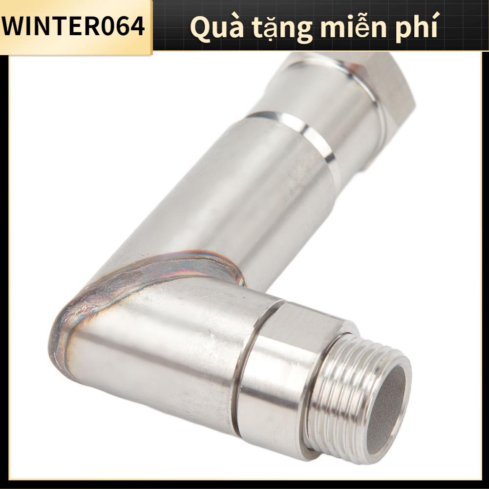 Winter064 Bộ mở rộng cảm biến oxy 90 ° Kết cấu thép có góc M18x1.5 Miếng đệm O2 cường độ cao