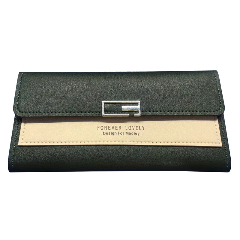 Ví Dài Ba Ngăn Đa Năng Phong Cách Hàn Quốc Đơn Giản Hàng Mới Dành Cho Bạn Nữ (b7w)