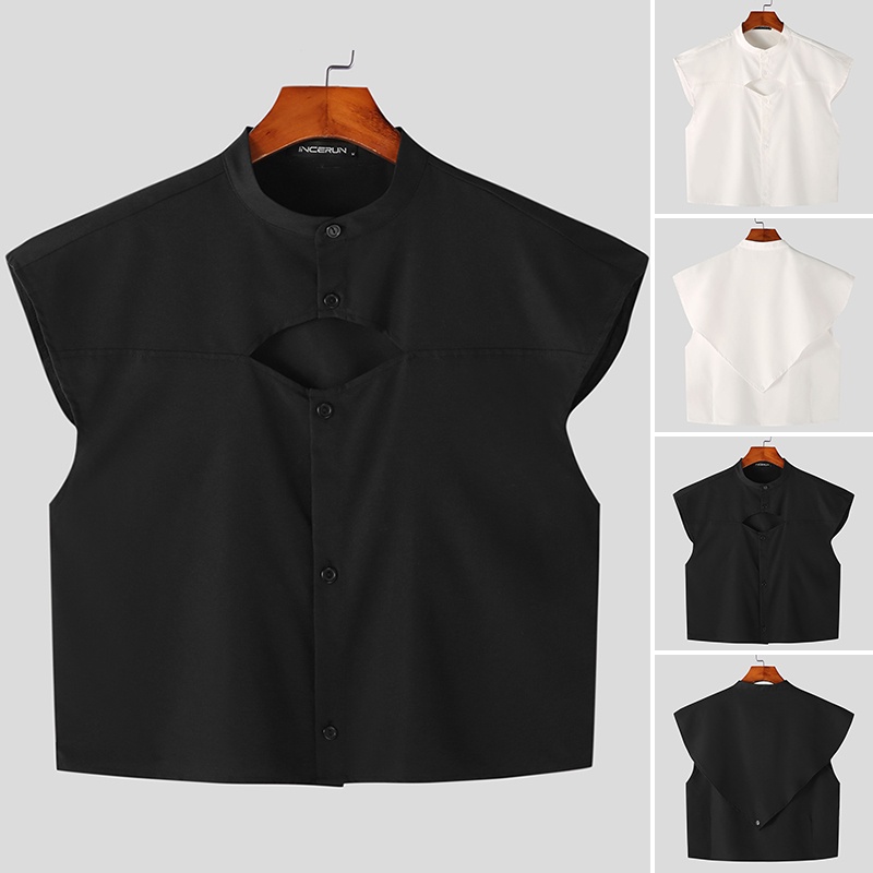 INCERUN Áo Sát Nách Dáng Ngắn Màu Trơn Quyến Rũ Hợp Thời Trang