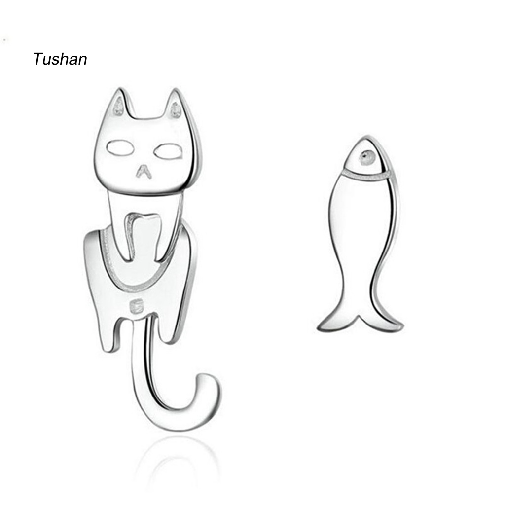 1 Đôi Bông Tai Hình Cá Dễ Thương Trọng Lượng Nhẹ