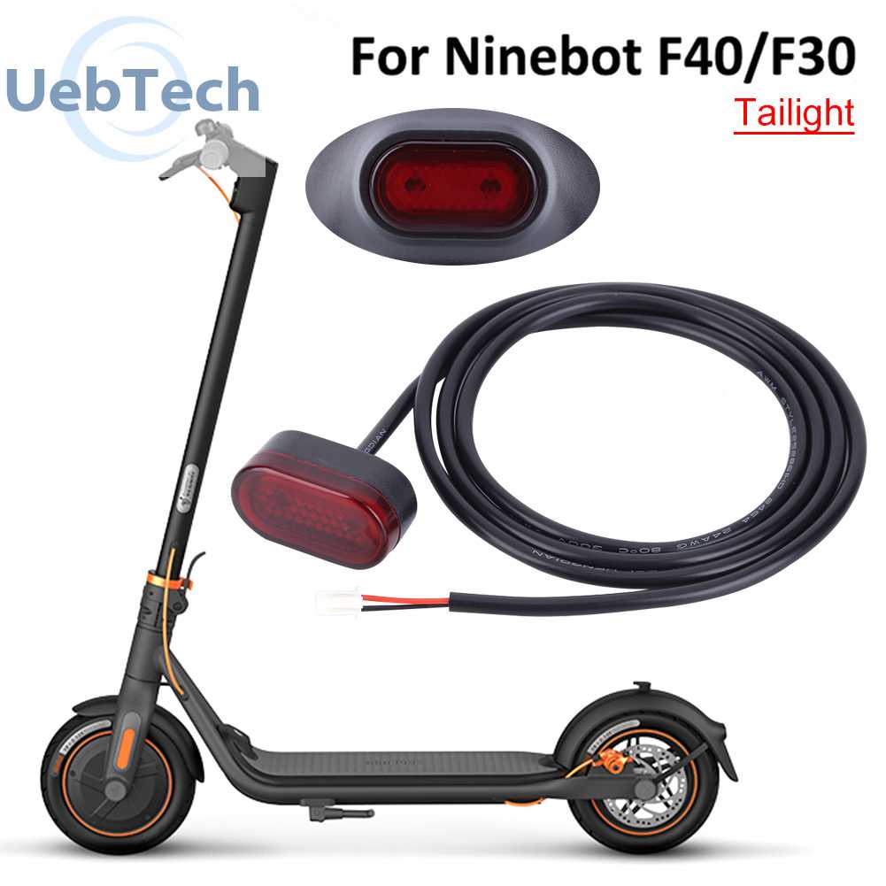 Đèn LED Cảnh Báo An Toàn Phía Sau Kèm Dây Cáp Dành Cho Xe Đạp Ninebot F30 F40