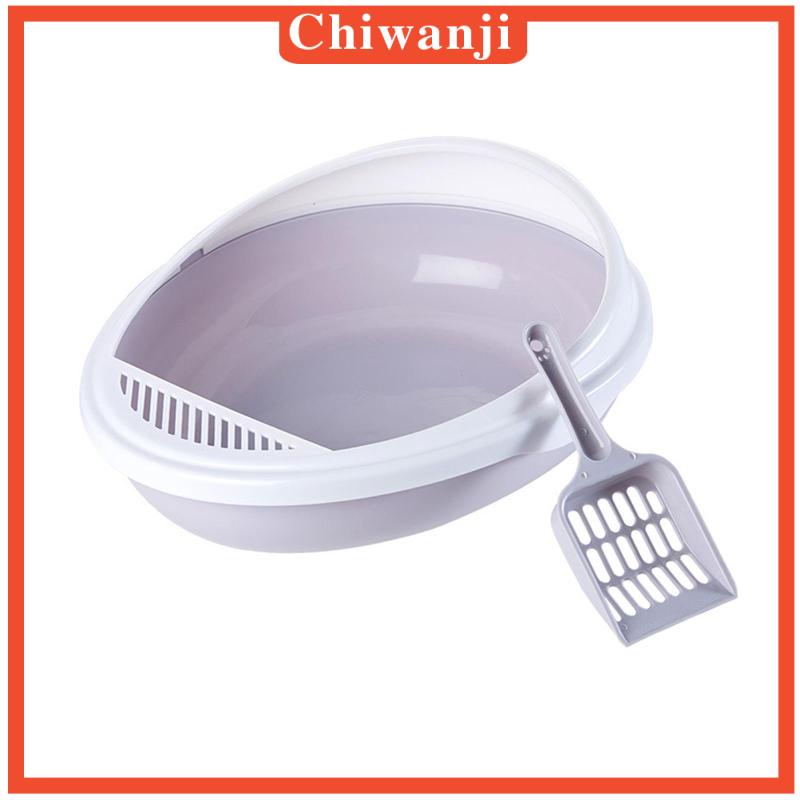 [Chiwanji] Hộp Đi Vệ Sinh Cho Mèo Trong Nhà