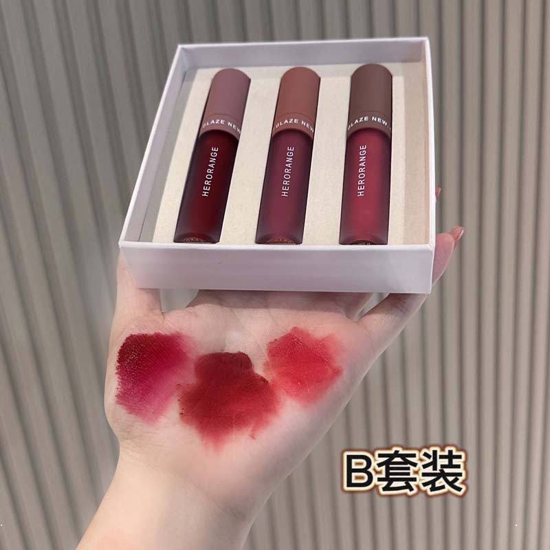 Son Môi HERORANGE Màu Nhung Lì Kháng Nước Lâu Trôi Không Dễ Phai