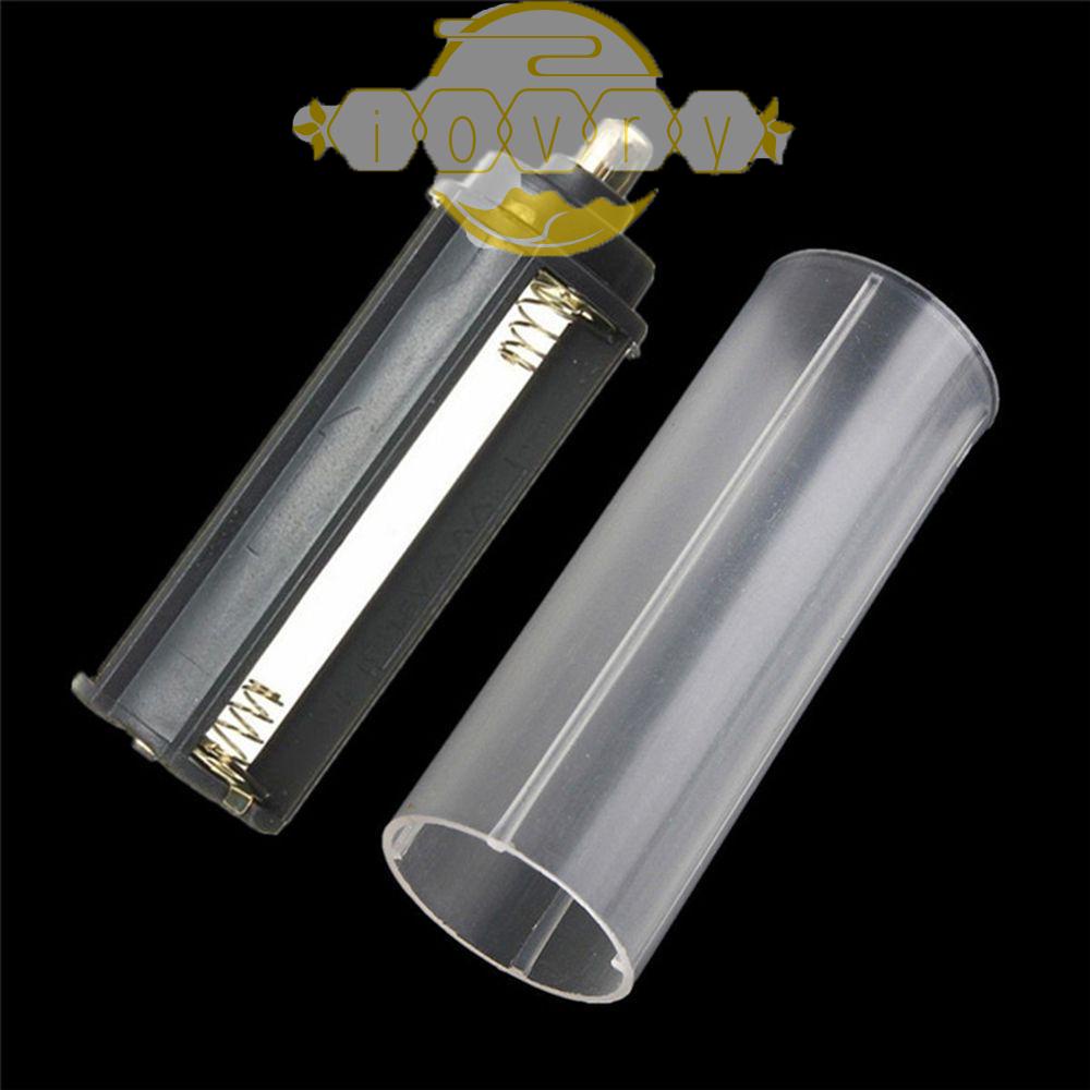 Đèn Pin AAA Màu Trắng Ngà 2 Trong 1 Dùng Pin 18650 AAA Ốp