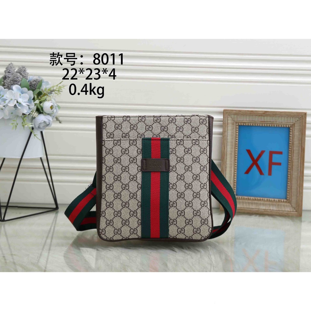 Gucci_Túi Da Đeo Chéo Thời Trang Cho Nam  Túi Xách Đeo Chéo Vai Thiết Kế Nổi Tiếng