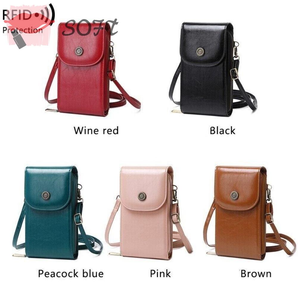 SOFTNESS Túi Đeo Chéo Đựng Điện Thoại RFID