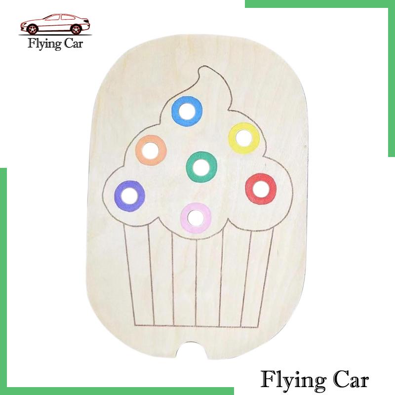 Bộ Trò Chơi Phân Loại Bằng Gỗ Màu Sắc Montessori [Lzdjfmy2] Cho Bé