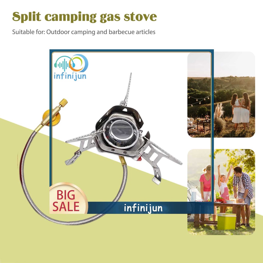Bếp Ga Di Động Gọn Nhẹ 4000W 4000W Có Thể Gập Lại Tiện Dụng Mang Theo Du Lịch Cắm Trại