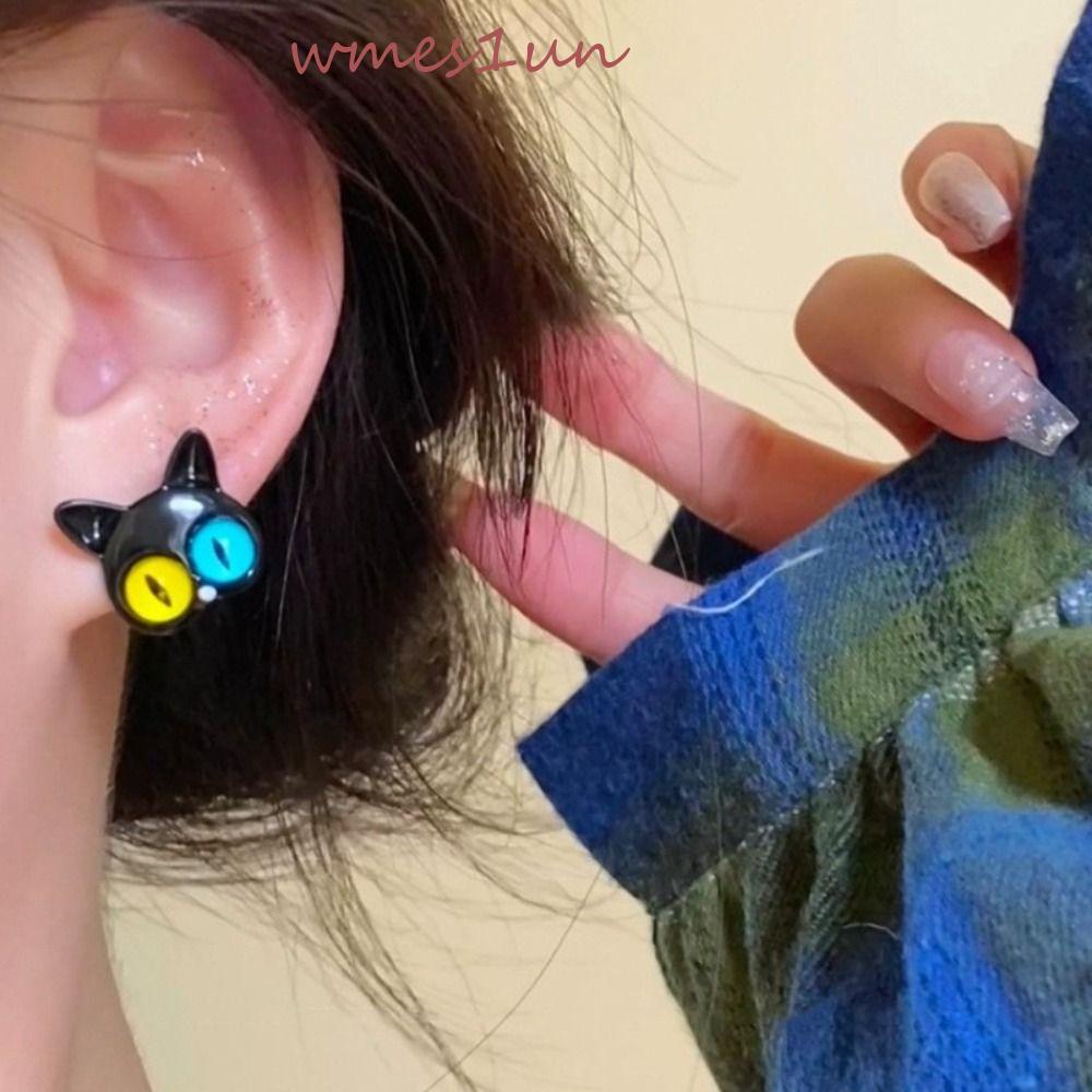 Bộ Vòng cổ + Bông Tai Đinh Tán Hàn Quốc Độc Đáo Tinh Tế WMES15H Y2K