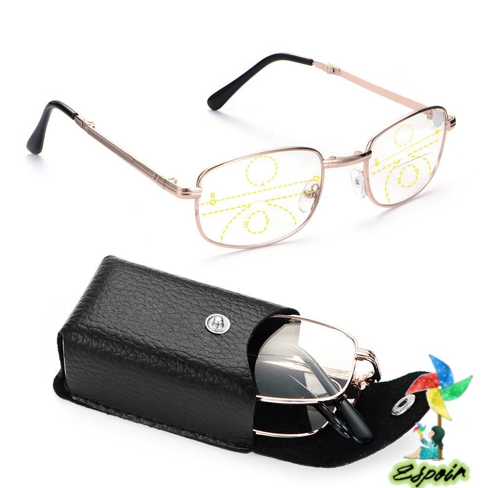 ESPO Kính Đọc Sách Gọng Kim Loại Unisex + 1.00 ~ + 4.00 Độ