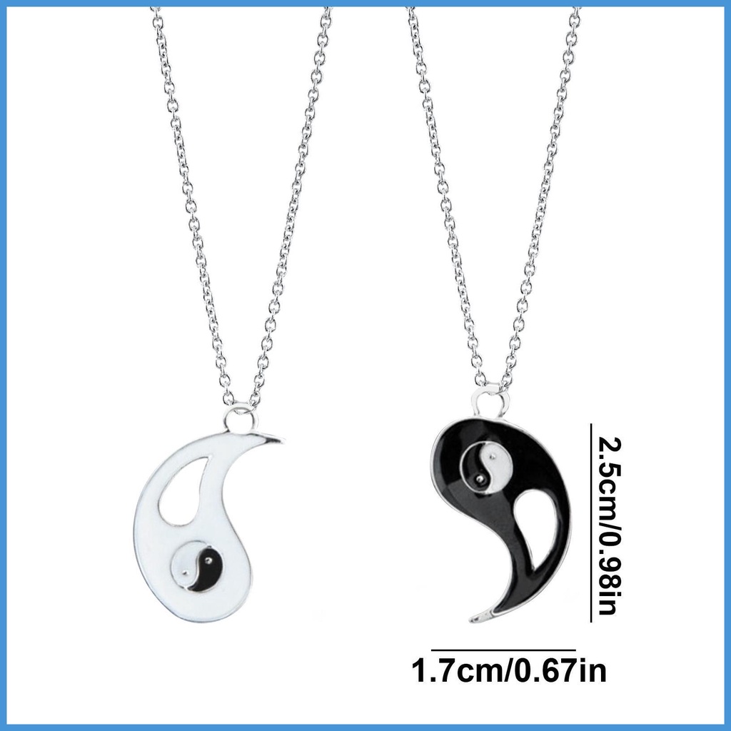 Set 2 Vòng cổ Cặp Đôi Mặt Thái Cực Quyền Dễ Thương
