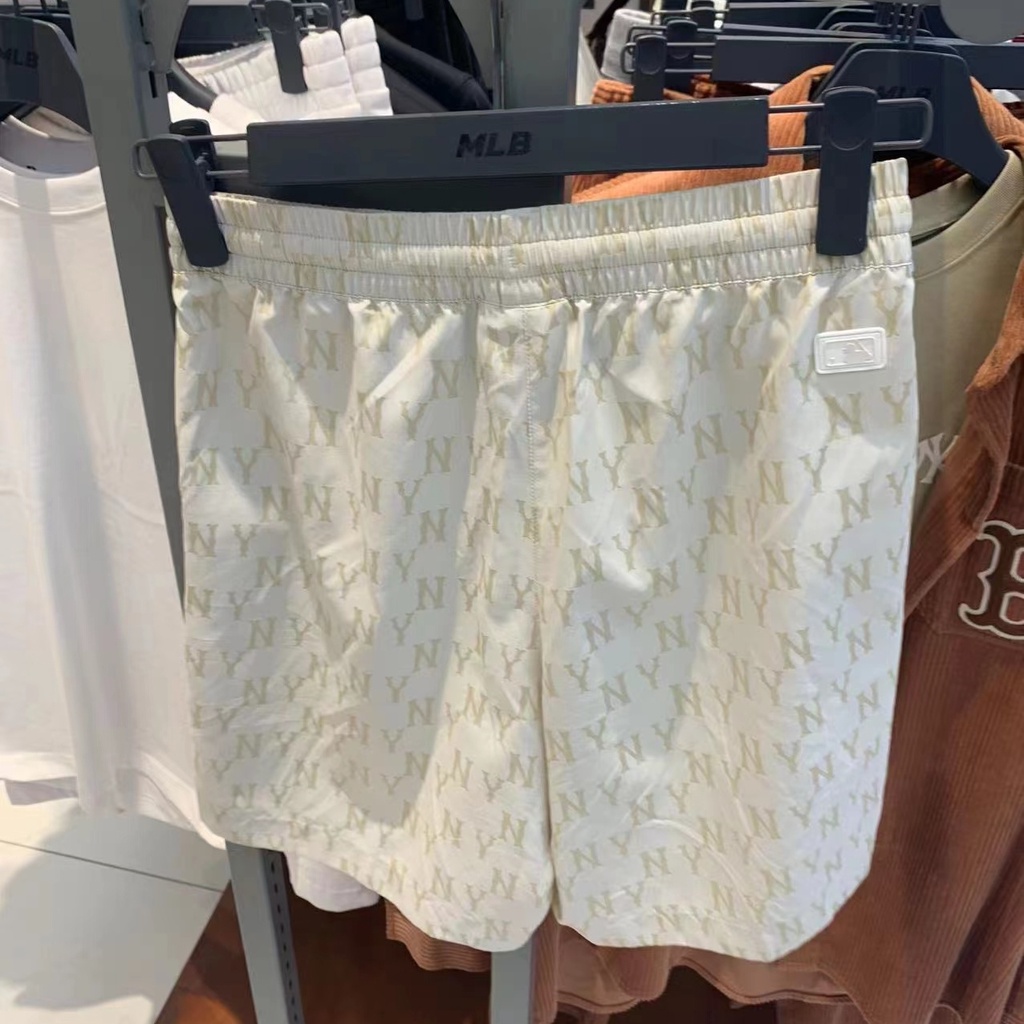 Quần Short 100% Chính Hãng MLB Thêu logo Thời Trang Dành Cho Nữ