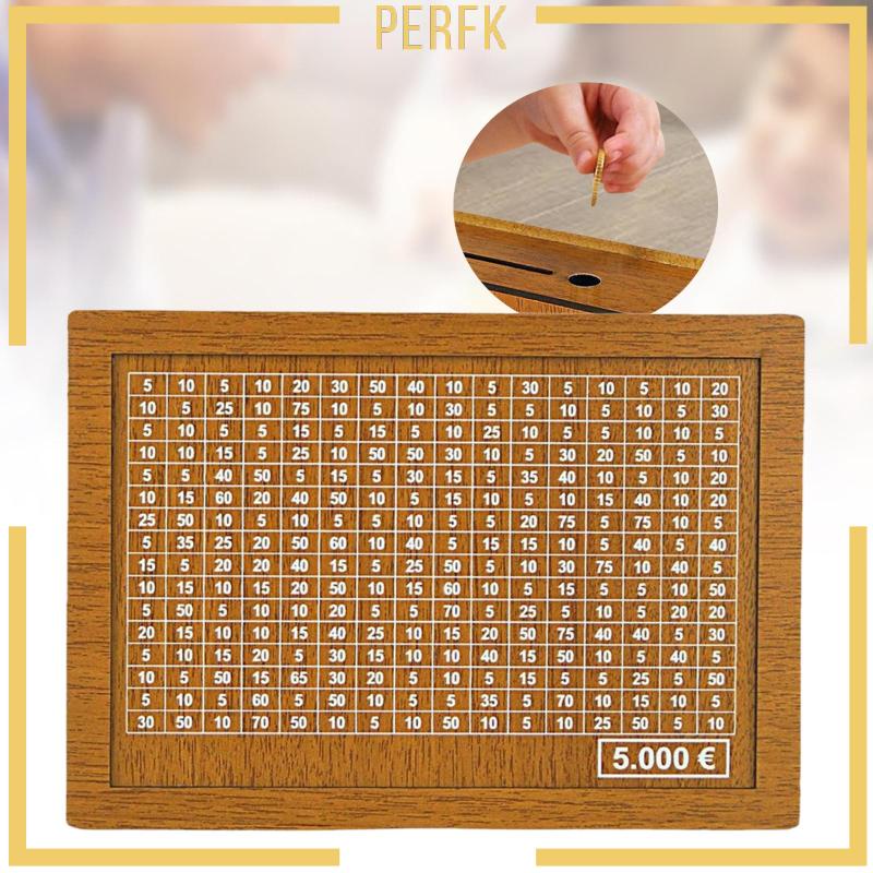 Hộp Đựng Tiền Xu Bằng Gỗ Có Thể Tái Sử Dụng Cho Bé