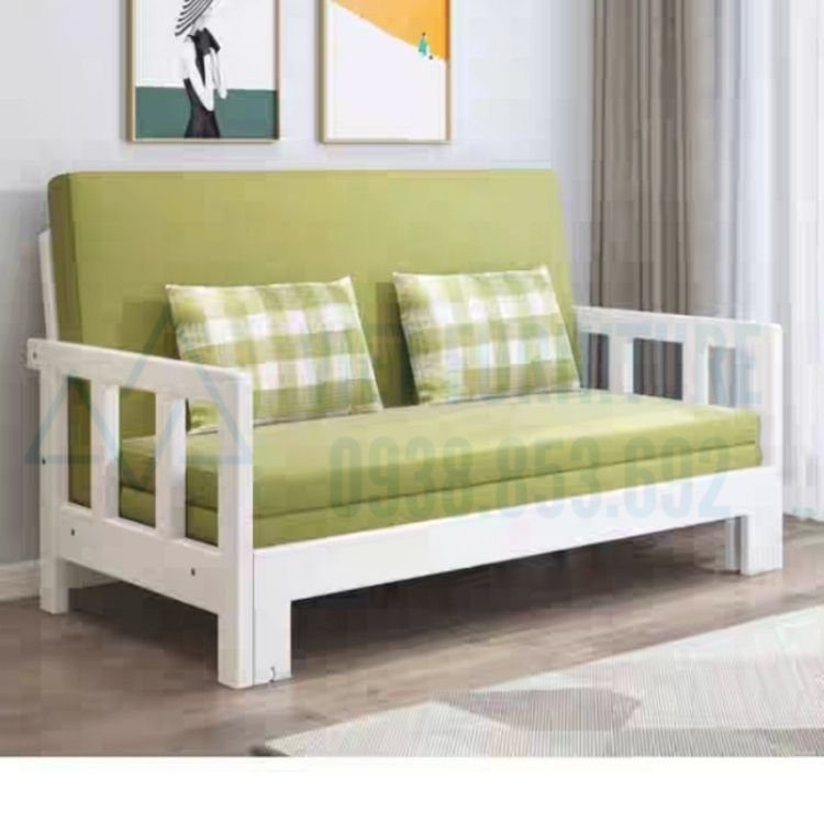 Giường sofa gỗ thông minh chuyển đôi, giường sofa gỗ sồi siêu đẹp cô cùng chắc chắn cực đẹp