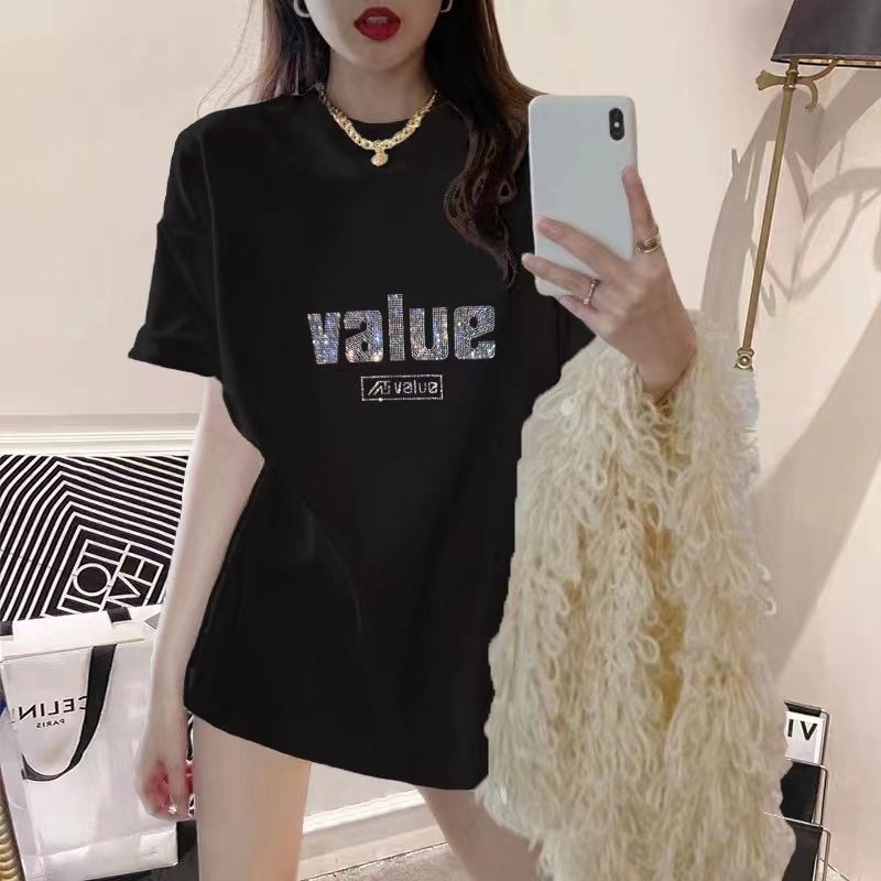 Áo Thun Nữ Ngắn Tay Chất Liệu Cotton Phong Cách Mới