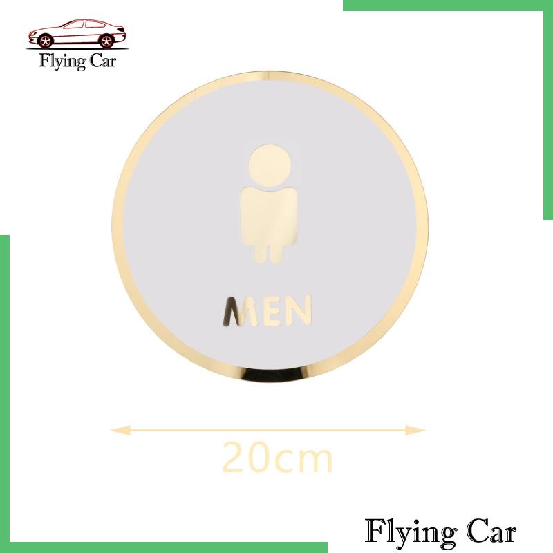 Sticker Dán Tường / Cửa Nhà Vệ Sinh Nam Nữ Lzdjfmy2