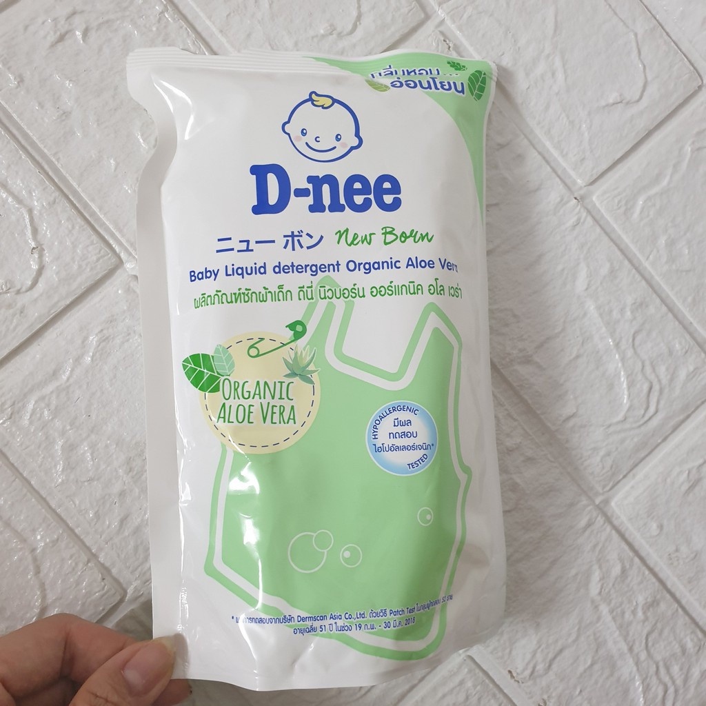 Nước giặt quần áo em bé Dnee túi 550ml- Chính hãng Công ty Đại Thịnh
