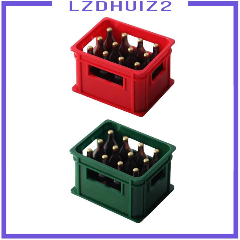 Mô Hình Trưng Bày Màu Đỏ Mini 1: 12 1: 6 Trang Trí Nhà Búp Bê